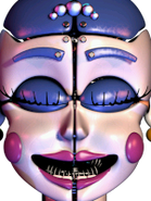 Ballora's mugshot on the character customization menu in Ultimate Custom Night