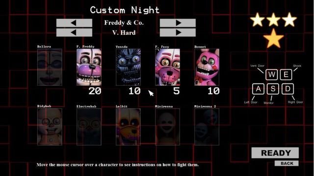 I Have Three Stars In FNAF2 Despite Not Beating 10/20 Mode? : r