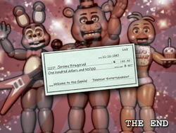 Anime Fnaf Night 5 concept art (Directed/created by SpaceBear87 on