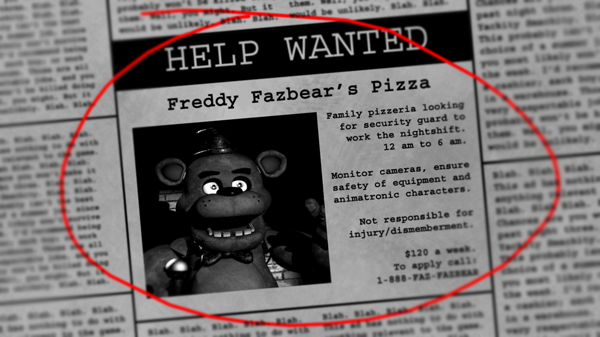 Why I think the FNAF 6 location (Freddy Fazbear Pizza Place) is