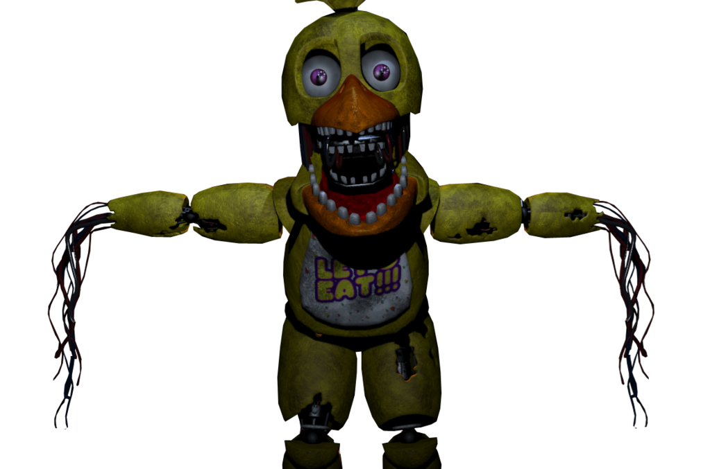 Fixed Withered Animatronics (Probably the only one to do Chica's face like  that) : r/fivenightsatfreddys