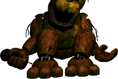 Where did withered animatronics come from in FNAF2, and is there a