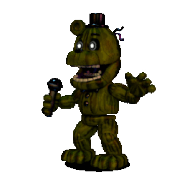 In FNaF 1, is Freddy's snout the same color as the rest of him