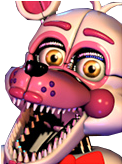 Funtime Foxy's icon on the character selection menu in Ultimate Custom Night.