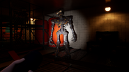 A harmless endoskeleton in Parts/Service.
