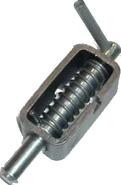 How a springlock looks like. these things are all over inside the suits.