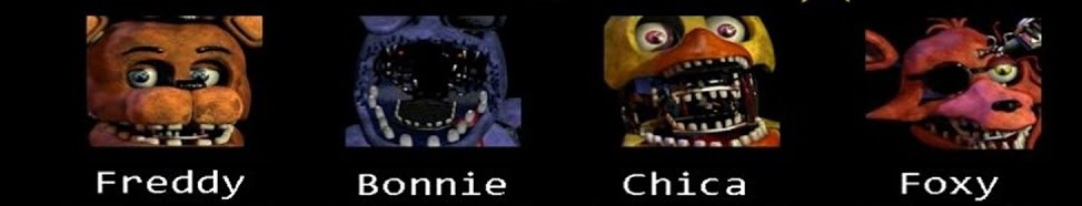 FNaF animatronics and real names  the withered by fishypapp on