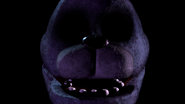 Hallucination of Bonnie's face (eyeless) on startup. 1/1000 chance.