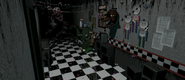 Nightmare Mangle outside of the office door in UCN