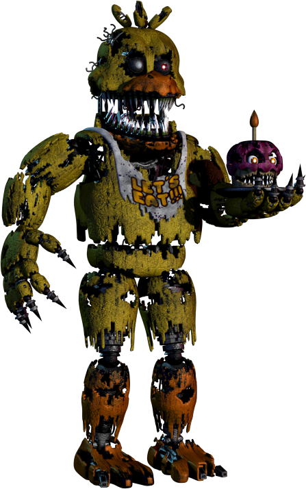Nightmare Chica  Fnaf jumpscares, Five nights at freddy's, Five night
