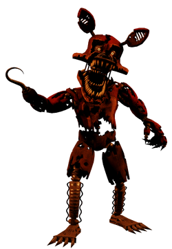 Fnaf 4 Nightmare Foxy - online puzzle