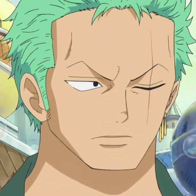 What Colour is Zoro's eyes?