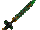 Mecha Topaz Emerald Crystal Sword