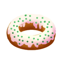 Sprinkled donut