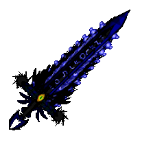 Demonic Sapphire Crystal Sword