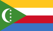 The flag of the Comoros, the parent country of the Grande Comore