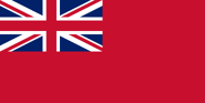 Current form of Red Ensign, used by the United Kingdom as a civil ensign.