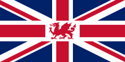 One suggested redesign of the Union Jack with the red dragon from the flag of Wales added in the centre'"`UNIQ--ref-00000002-QINU`"'  	 	 	 		 			 		 		 		 			Another suggestion on incorporating Wales into the Union Jack, with the white backdrop on the St George's Cross being replaced with the yellow from the Flag of St David 		 	 
