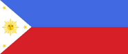 Philippines flag original.png (17 KB) The flag of the Philippines as conceived by Emilio Aguinaldo. Used from 1898 to 1901 (the shade of blue is still a matter of debate. 3 shades have sprung up and were used by the next administrations)
