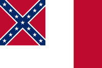 Flag of the Confederate States of America (Third, variant)