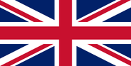 The second Union flag of the United Kingdom. Following the Union between Great Britain and Ireland.