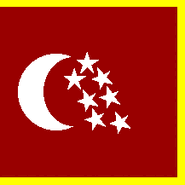 the flag of the Sultanate of Ngazidja (1886-1911)