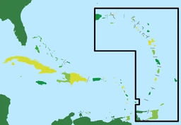 Caribbean map image
