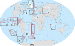 British Overseas Territories map image