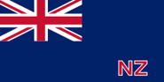 The first flag of New Zealand based on the Blue Ensign (1867–1869)