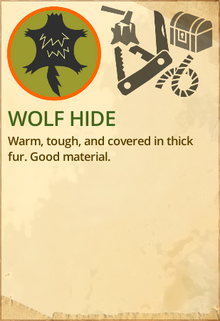 Wolf hide