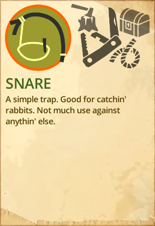 Snare, Flame in the Flood Wiki