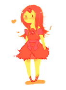 Flame princess by splicedlamia-d4pfww3