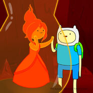 Finn and flame princess by nyamas-d59rofv