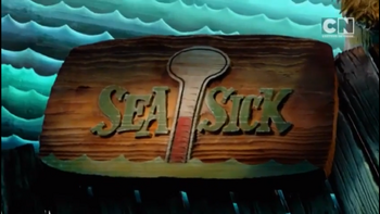 Sea Sick Title Card