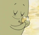 Bubbie with an infant Flapjack