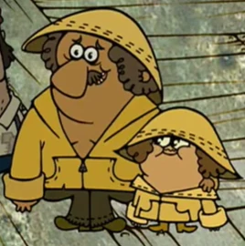 Raincoat Father and Son