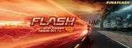 Banner de The Flash con nuevo logo