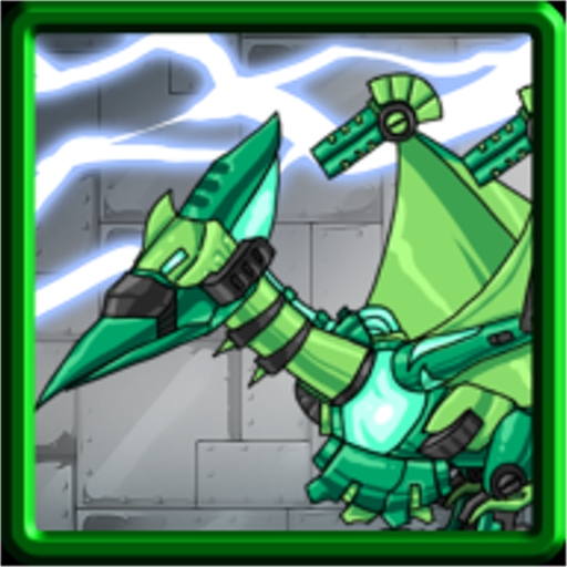 Combine! Dino Robot 3 - Ptera Green