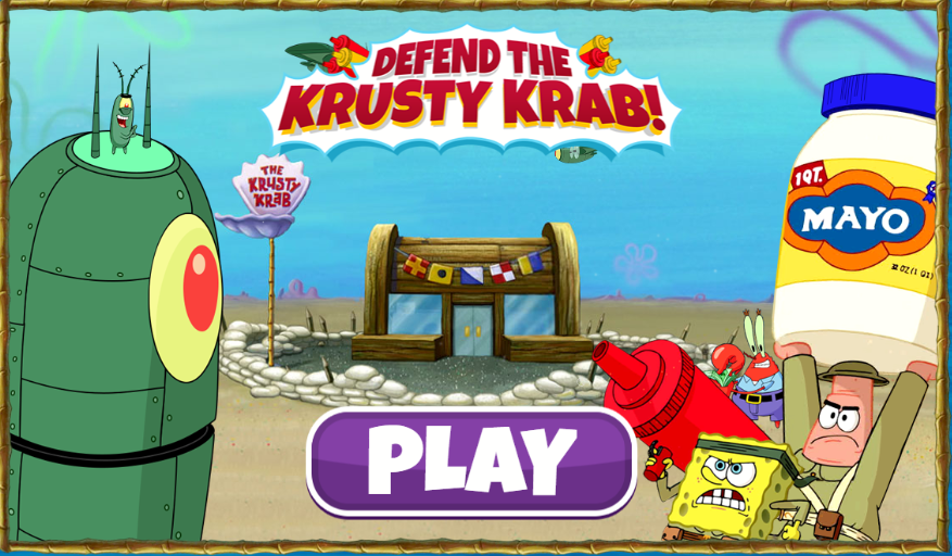 Defend the Krusty Krab! 