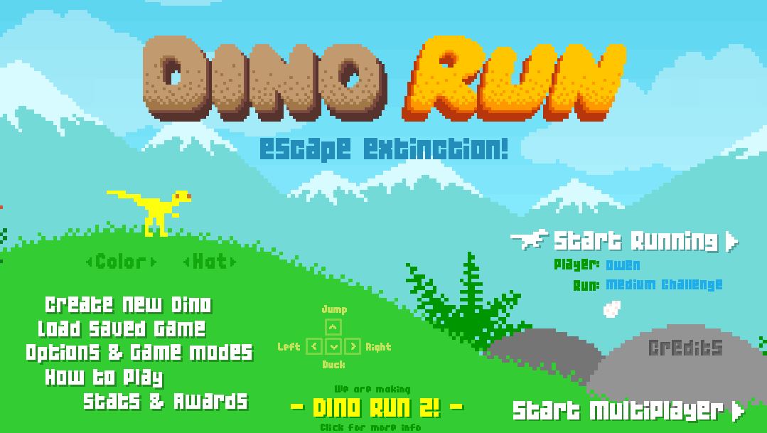 Dino Run - Jogo para Mac, Windows, Linux - WebCatalog