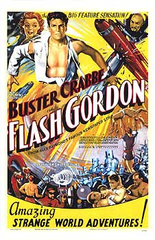 Buster Crabbe in Flash Gordon by Silver Screen