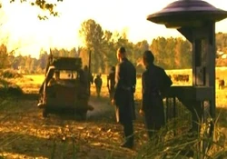 A checkpoint in the Verden areas.