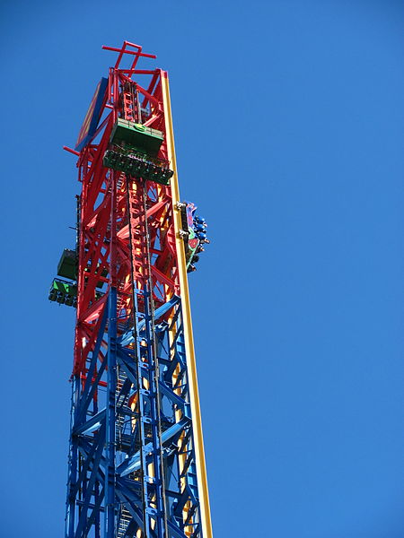 drop of doom six flags height