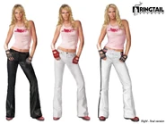 Sally Taylor's in-game model is based on the centermost art piece.