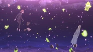 Kana and Pets' brief reunion in the third episode of FLCL: Shoegaze.