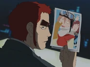 Commander Amarao holding a picture taken by Mamimi.