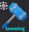 (77) Snowing