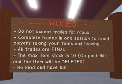 4th Anniversary, Trade Roblox Flee the Facility Items
