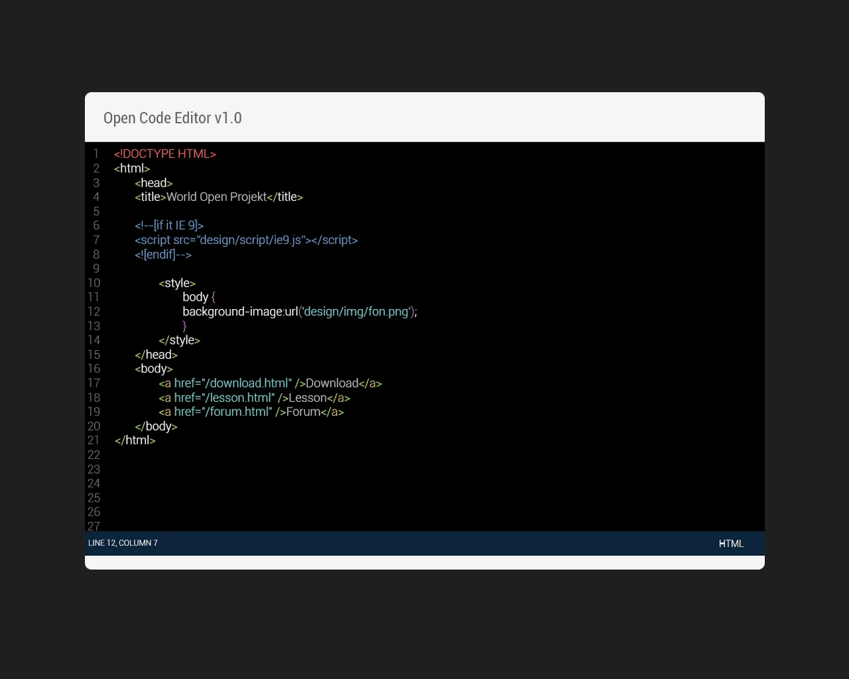 Open Code Editor | Flex OS вики | Fandom