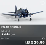 FS2020-Marketplace-Aircraft-Vought FG-1D Corsair-MilViz